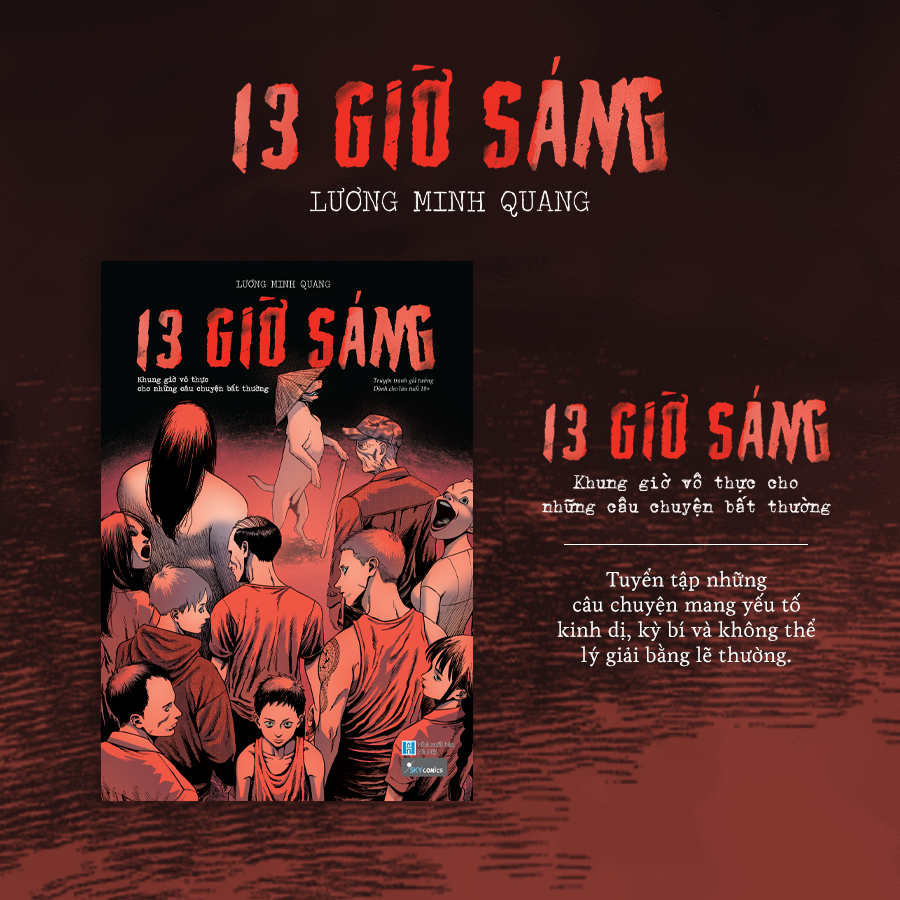  Sách - 13 Giờ Sáng - Khung Giờ Vô Thực Cho Những Câu Chuyện Bất Thường 