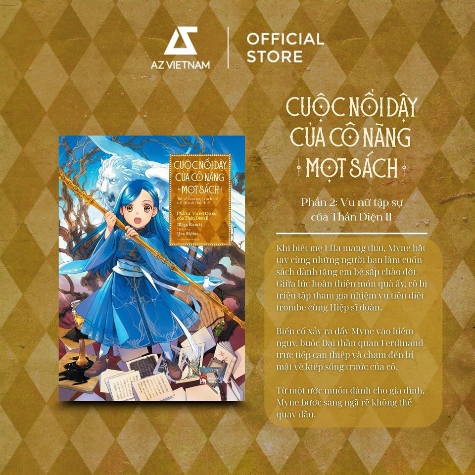  Sách - Cuộc Nổi Dậy Của Cô Nàng Mọt Sách - Phần 2: Vu Nữ Tập Sự Của Thần Điện II 