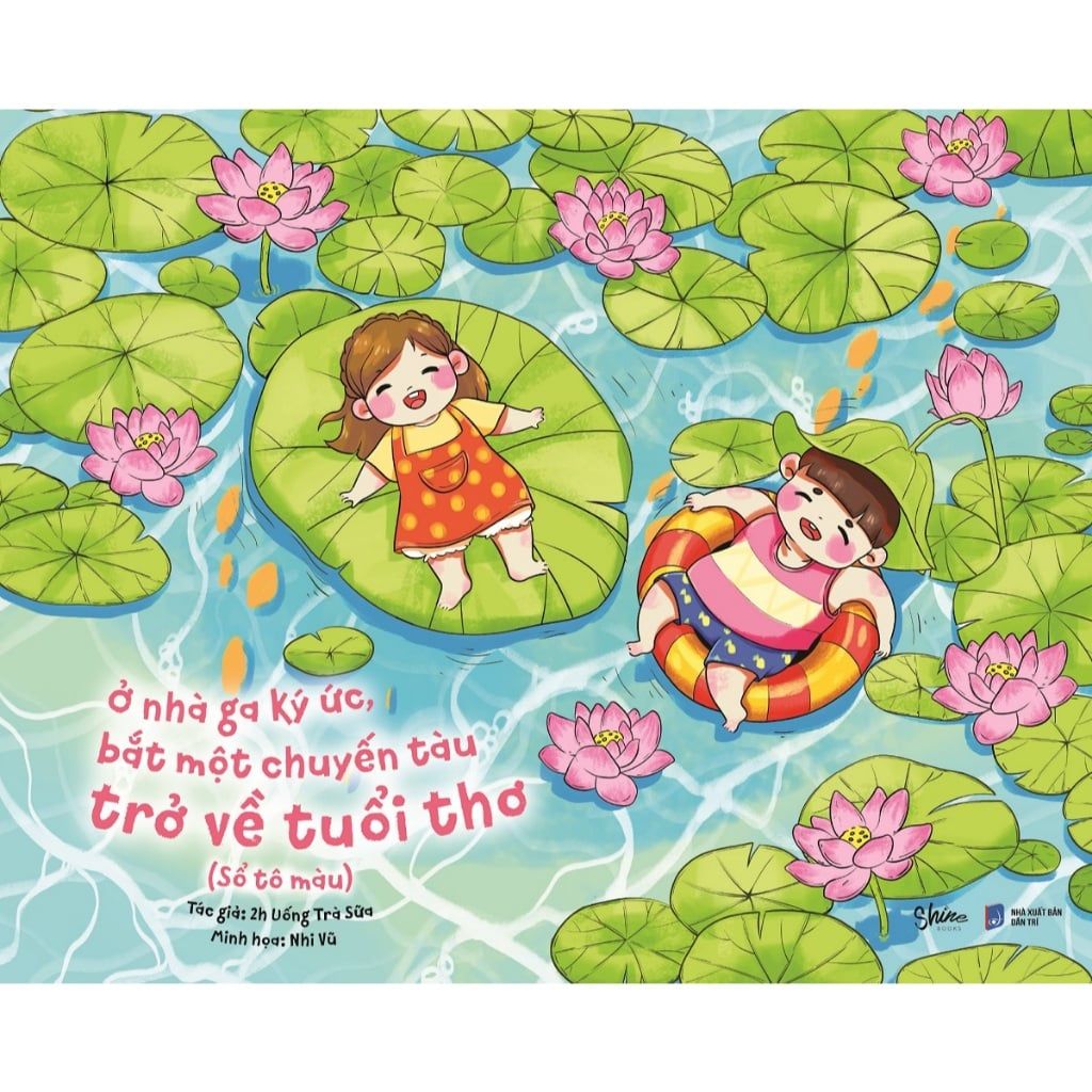  Sách Tô Màu - Ở Nhà Ga Ký Ức Bắt Một Chuyến Tàu Trở Về Tuổi Thơ 