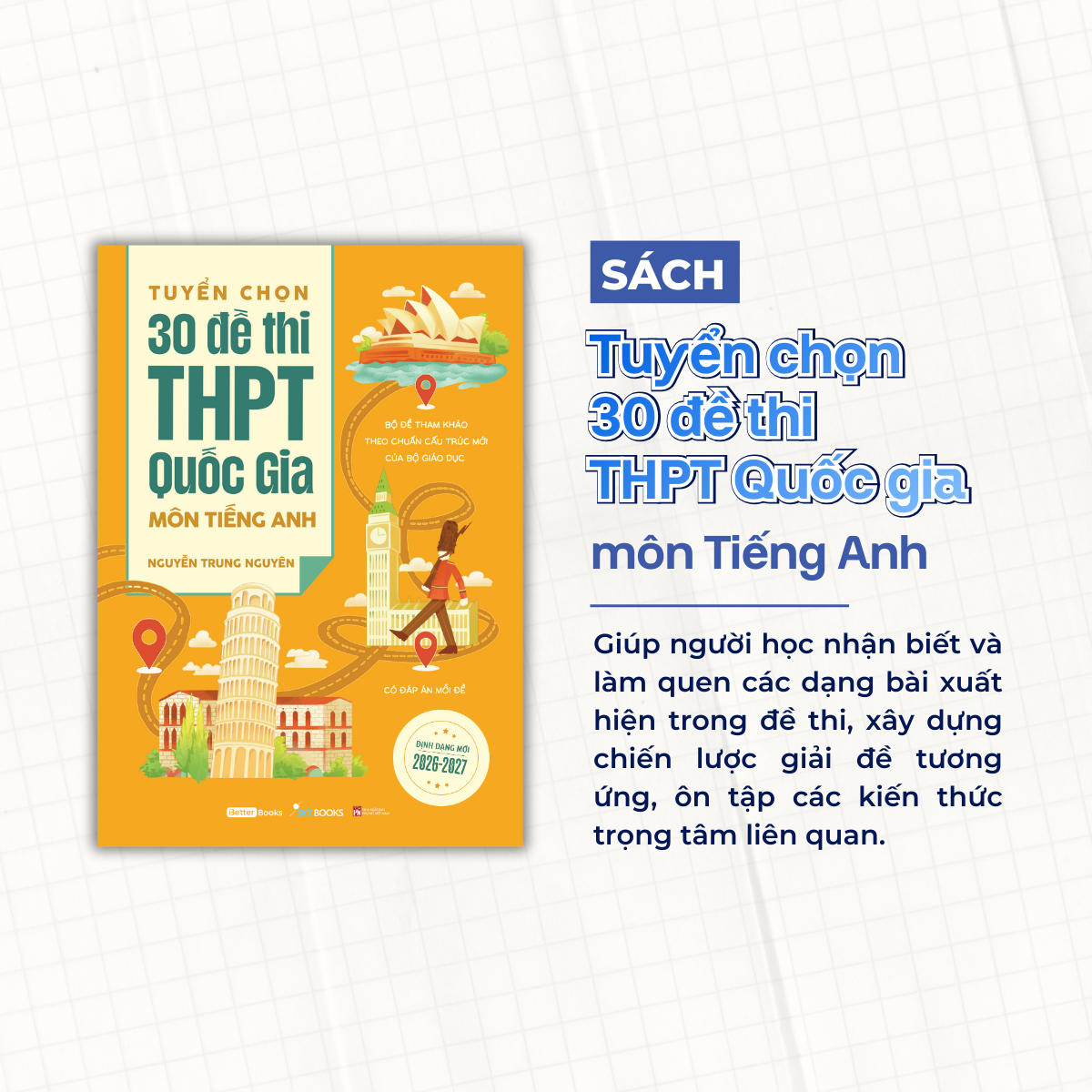  Sách - Tuyển Chọn 30 Đề Thi THPT Quốc Gia Môn Tiếng Anh 