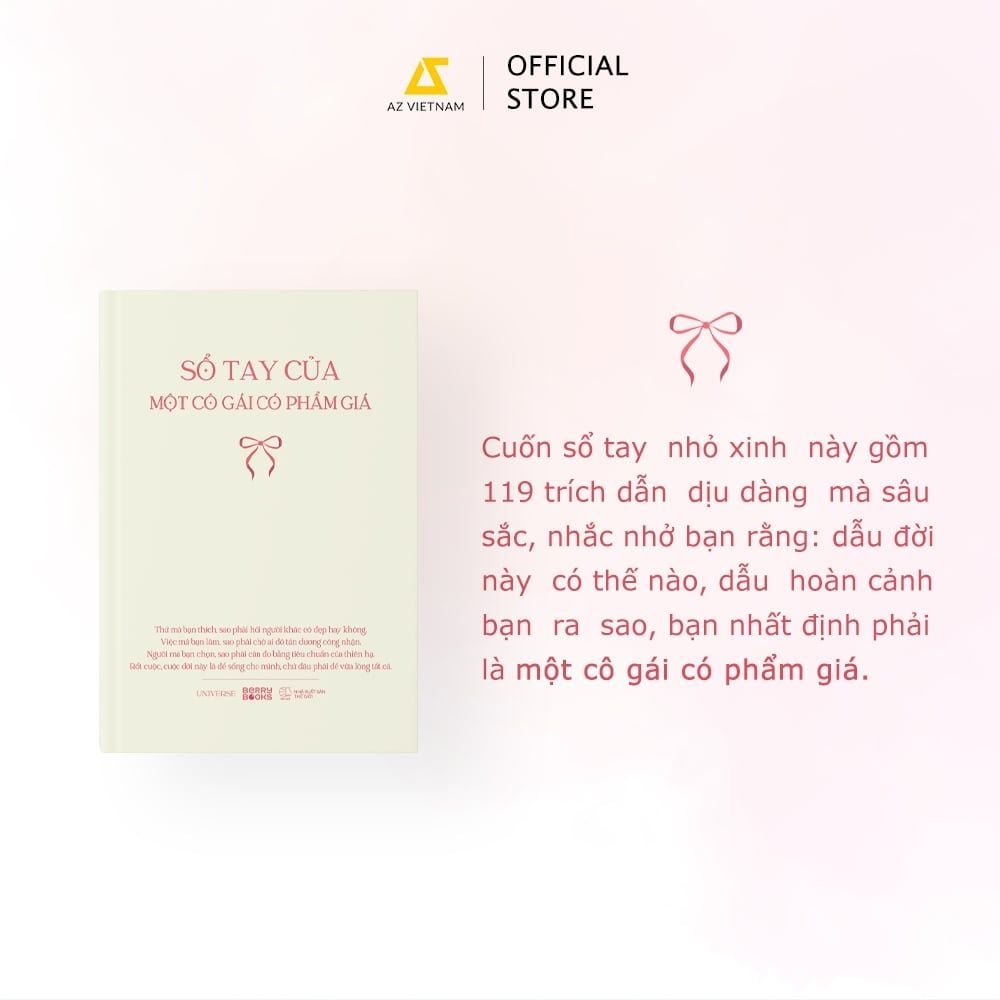  Sách - Sổ Tay Của Một Cô Gái Có Phẩm Giá 