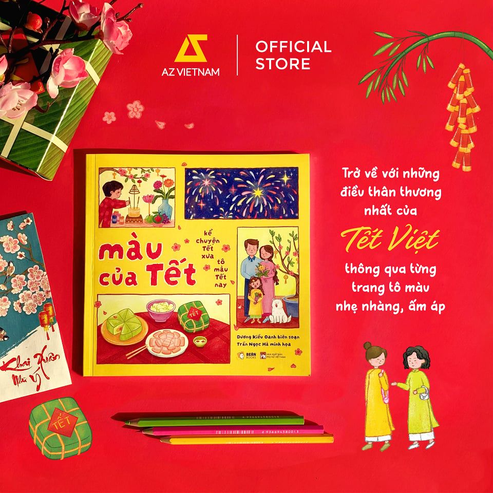  Sách Thiếu Nhi - Màu Của Tết 