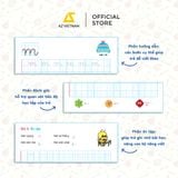  Sách luyện viết tập tô - Bộ 4 quyển tập tô chữ cho bé mẫu giáo 