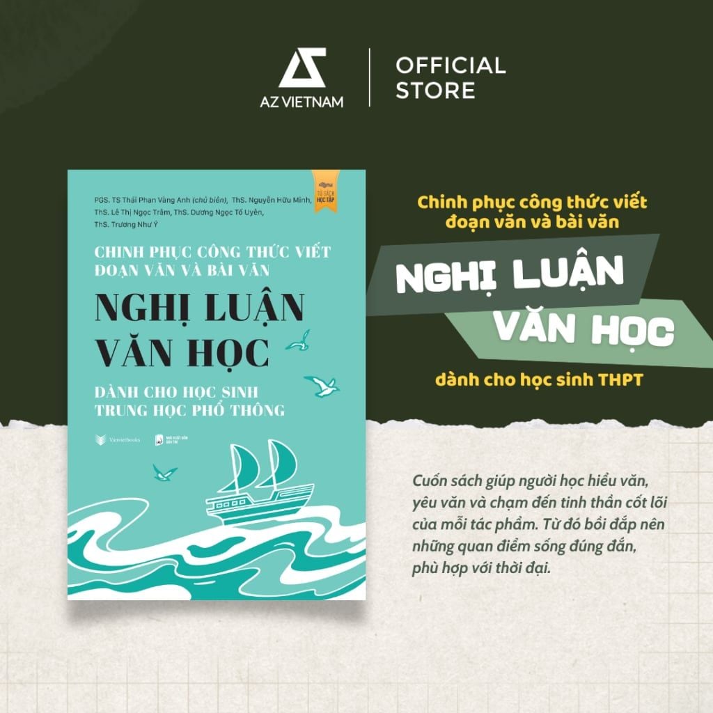  Sách - Chinh Phục Công Thức Viết Đoạn Văn Và Bài Văn Nghị Luận Văn Học Dành Cho Học Sinh Trung Học Phổ Thông 