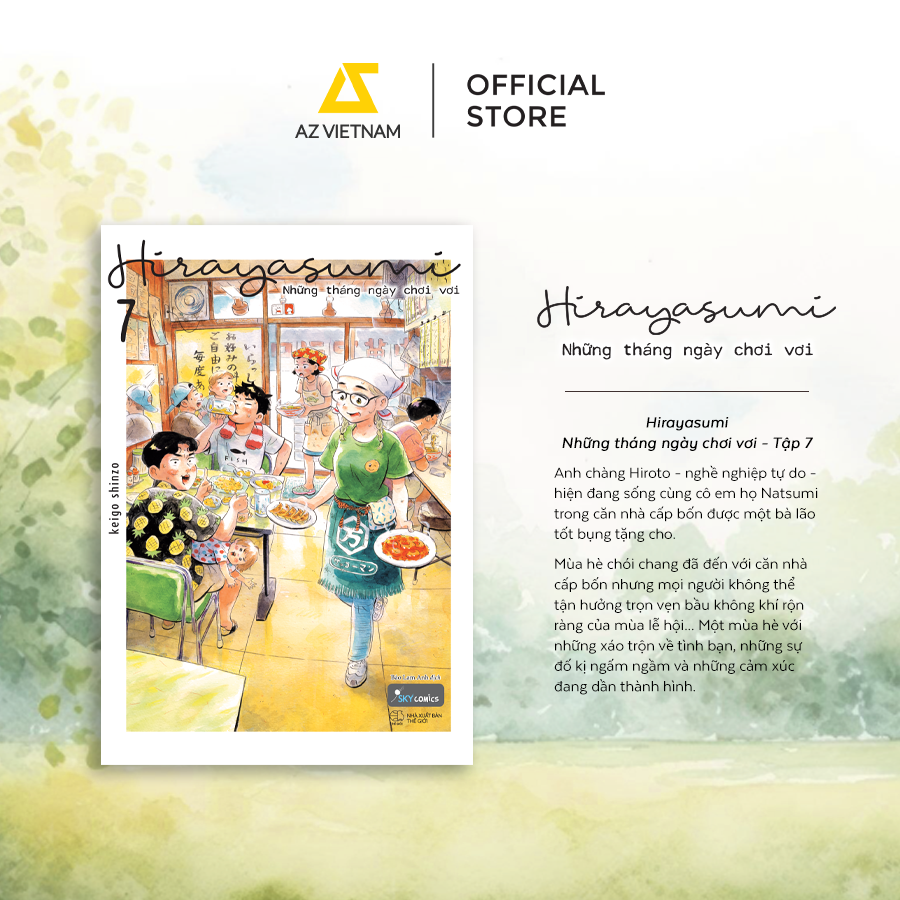  Sách - Hirayasumi - Những Tháng Ngày Chơi Vơi (Tập 7) 