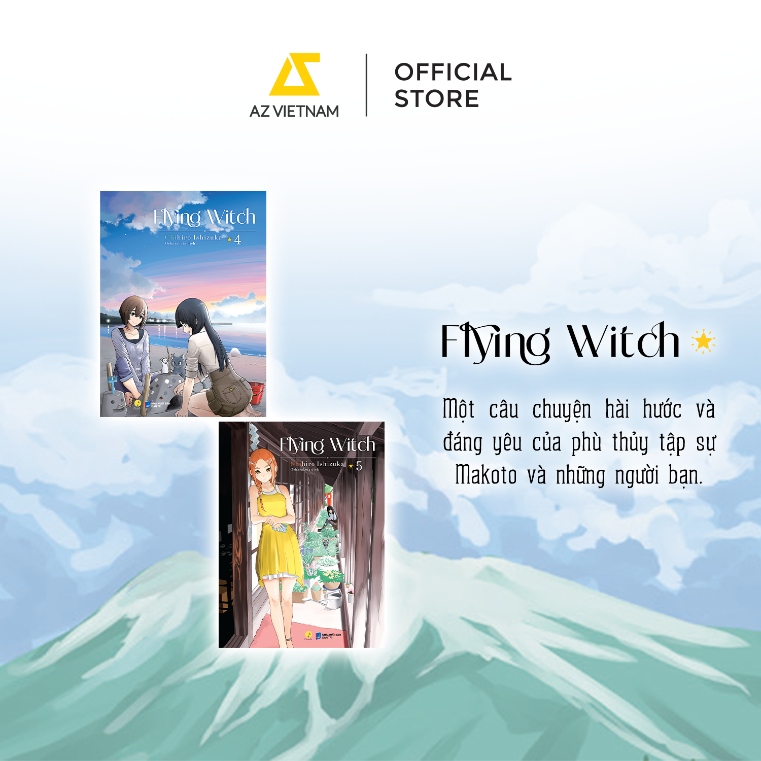  Sách - Flying Witch (Tập 4+5) 