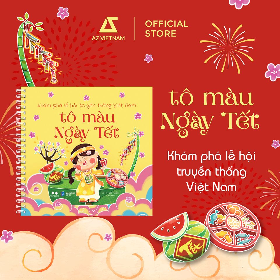  Sách - Tô Màu Ngày Tết 