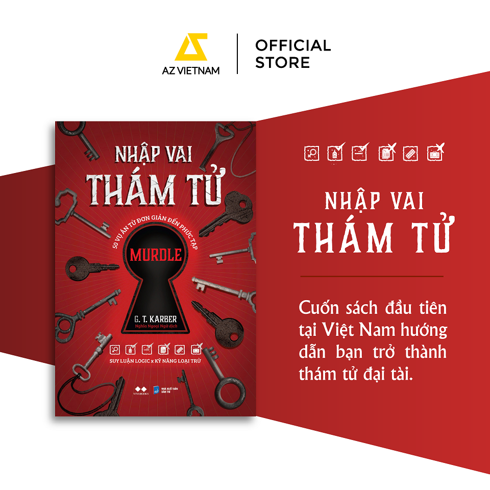  Sách - Nhập Vai Thám Tử (Ô Khóa Đỏ - Tái Bản) 