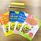  Sách luyện viết tập tô - Bộ 4 quyển tập tô chữ cho bé mẫu giáo 