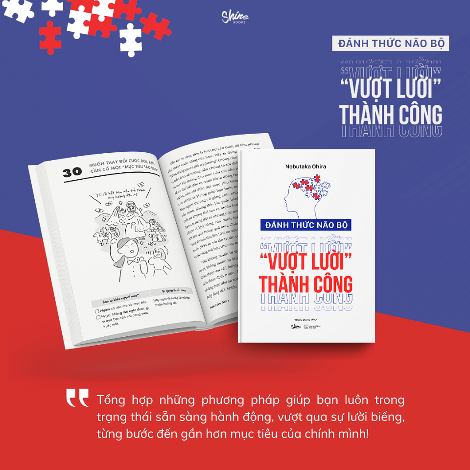  Sách - Đánh Thức Não Bộ Vượt Lười Thành Công 