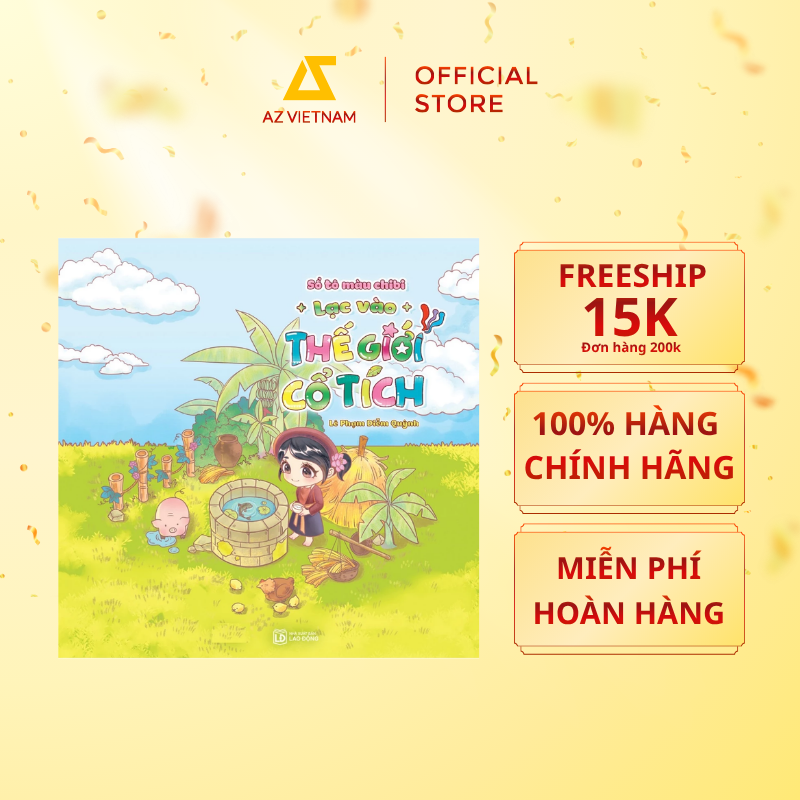  Sách - Sổ Tô Màu Chibi Lạc Vào Thế Giới Cổ Tích 