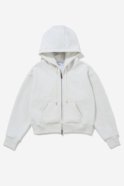 ÁO KHOÁC NỈ NỮ CROP 2.0 - Xám be