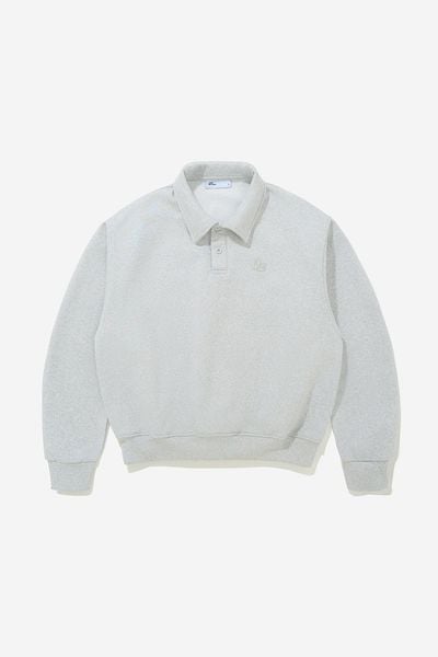 ÁO SWEATER POLO BOXY 2.0 - Xám