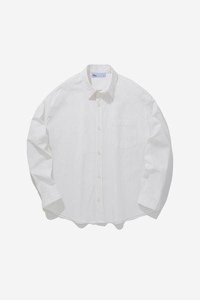 ÁO SƠ MI REGULAR CURVYSLEEVE - Trắng