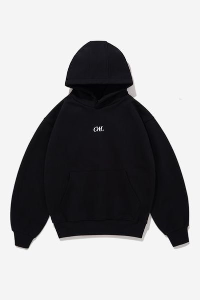 ÁO HOODIE REGULAR MINITYPO 2.0 - Đen