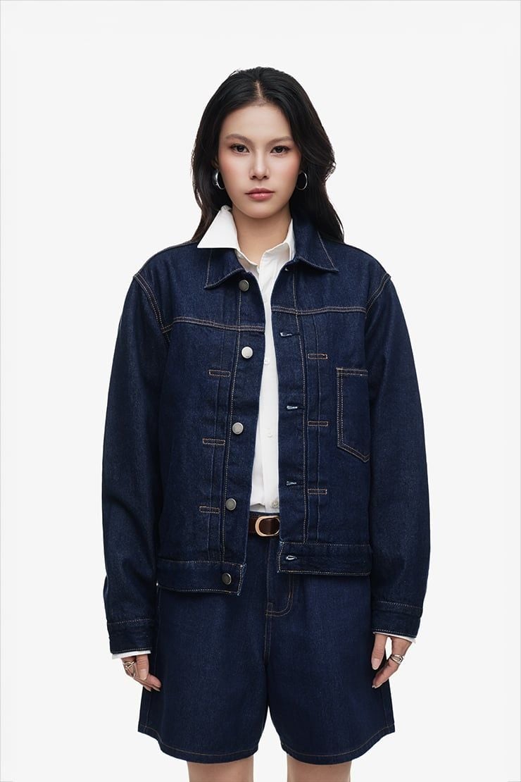 ÁO KHOÁC DENIM TYPE I - Indigo