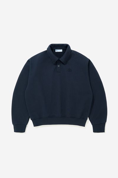 ÁO SWEATER POLO BOXY 2.0 - Navy