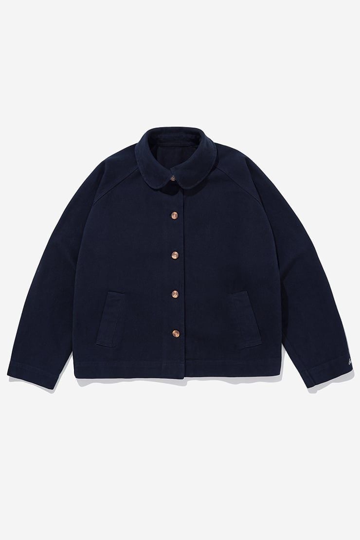 ÁO KHOÁC KAKI NỮ COLLAR - Navy