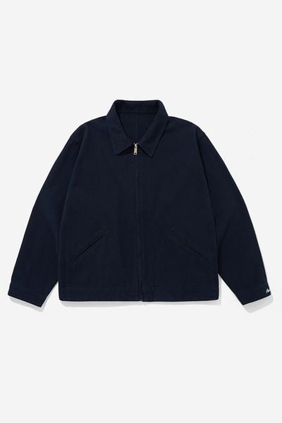 ÁO KHOÁC KAKI CROP BASIC - Navy