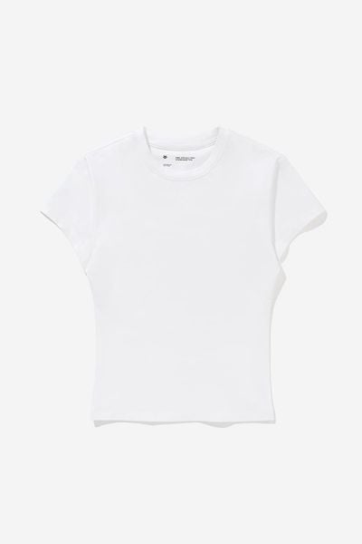 ÁO THUN NỮ BABYTEE BASIC - Trắng
