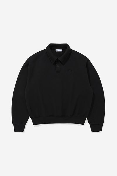 ÁO SWEATER POLO BOXY 2.0 - Đen