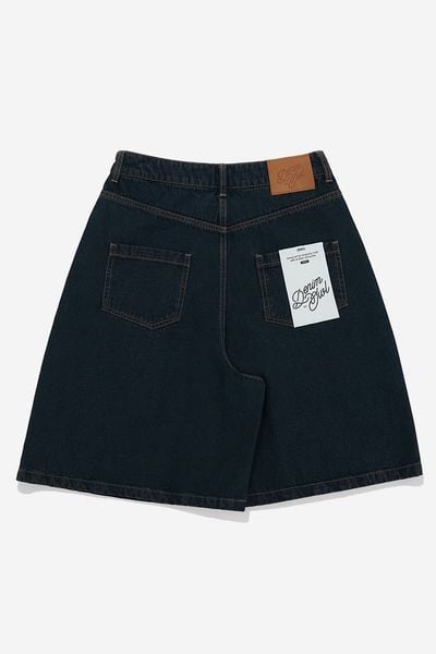 QUẦN SHORT JEAN ỐNG CONG BASIC