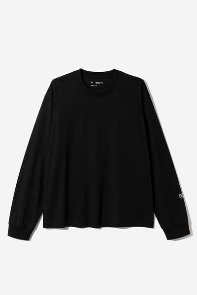ÁO THUN REGULAR BASIC LONGSLEEVE - Đen