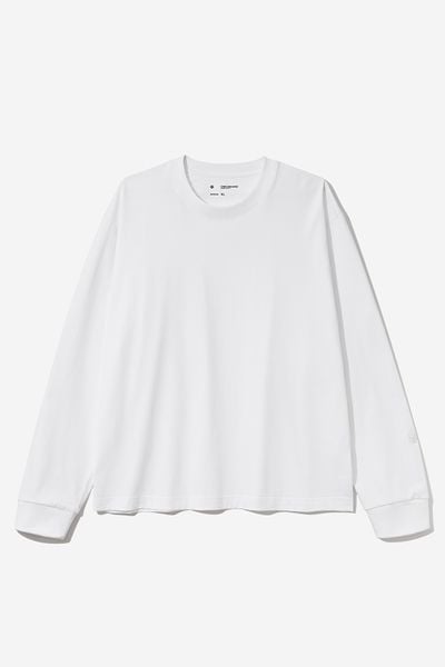 ÁO THUN REGULAR BASIC LONGSLEEVE - Trắng