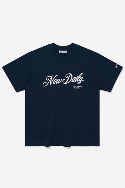 ÁO THUN REGULAR NEWDAILY - Navy
