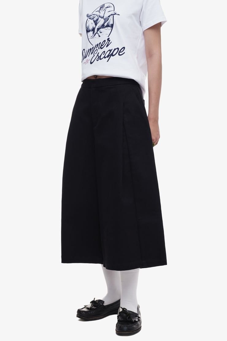 QUẦN LỬNG ỐNG RỘNG KAKI CULOTTES
