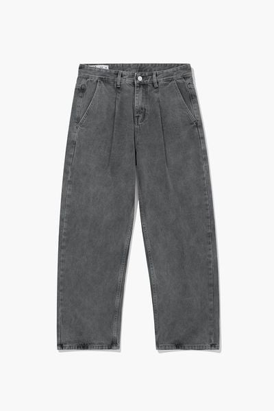 QUẦN JEAN NAM ỐNG RỘNG PLEATED