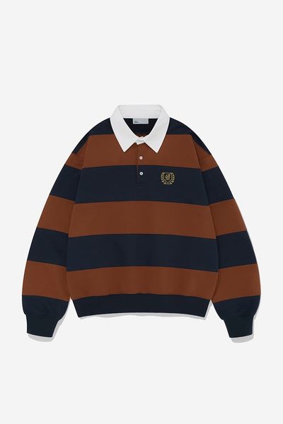 ÁO SWEATER RUGBY REGULAR AAO - Cam