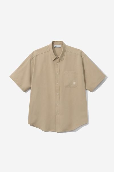 ÁO SƠ MI REGULAR OXFORD - Tan