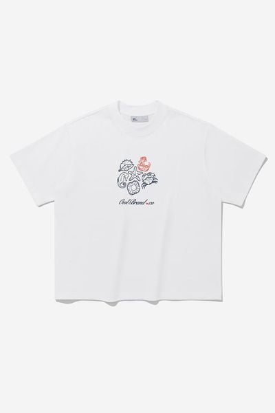 ÁO THUN BOXY CORAL TIMELESS BLUES
