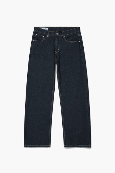 QUẦN JEAN NAM ỐNG RỘNG BASIC - Indigo