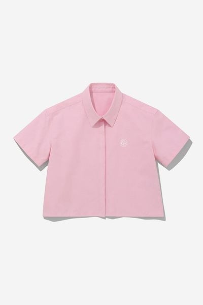 ÁO SƠ MI NỮ BOXY OXFORD - Hồng