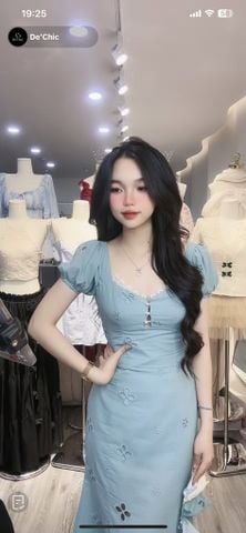 Đầm ôm viền ren dáng đuôi cá (C09)