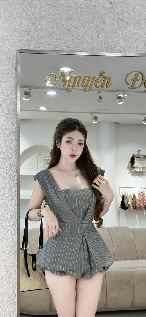 Jum sọc giả váy chiết eo tôn dáng (T66)