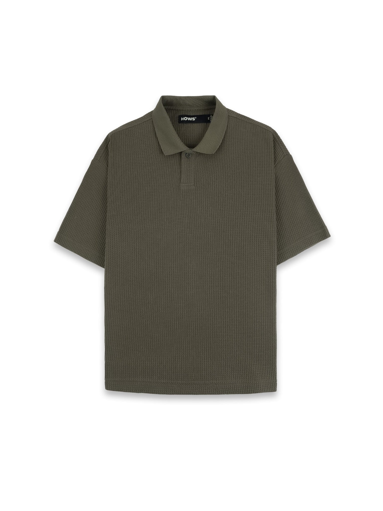  HOWS® POLO BASIC TEE 02 / DARK MOSS 