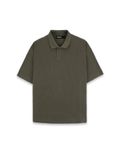  HOWS® POLO BASIC TEE 02 / DARK MOSS 