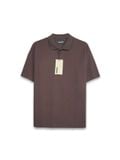  HOWS® POLO BASIC TEE / BROWN 