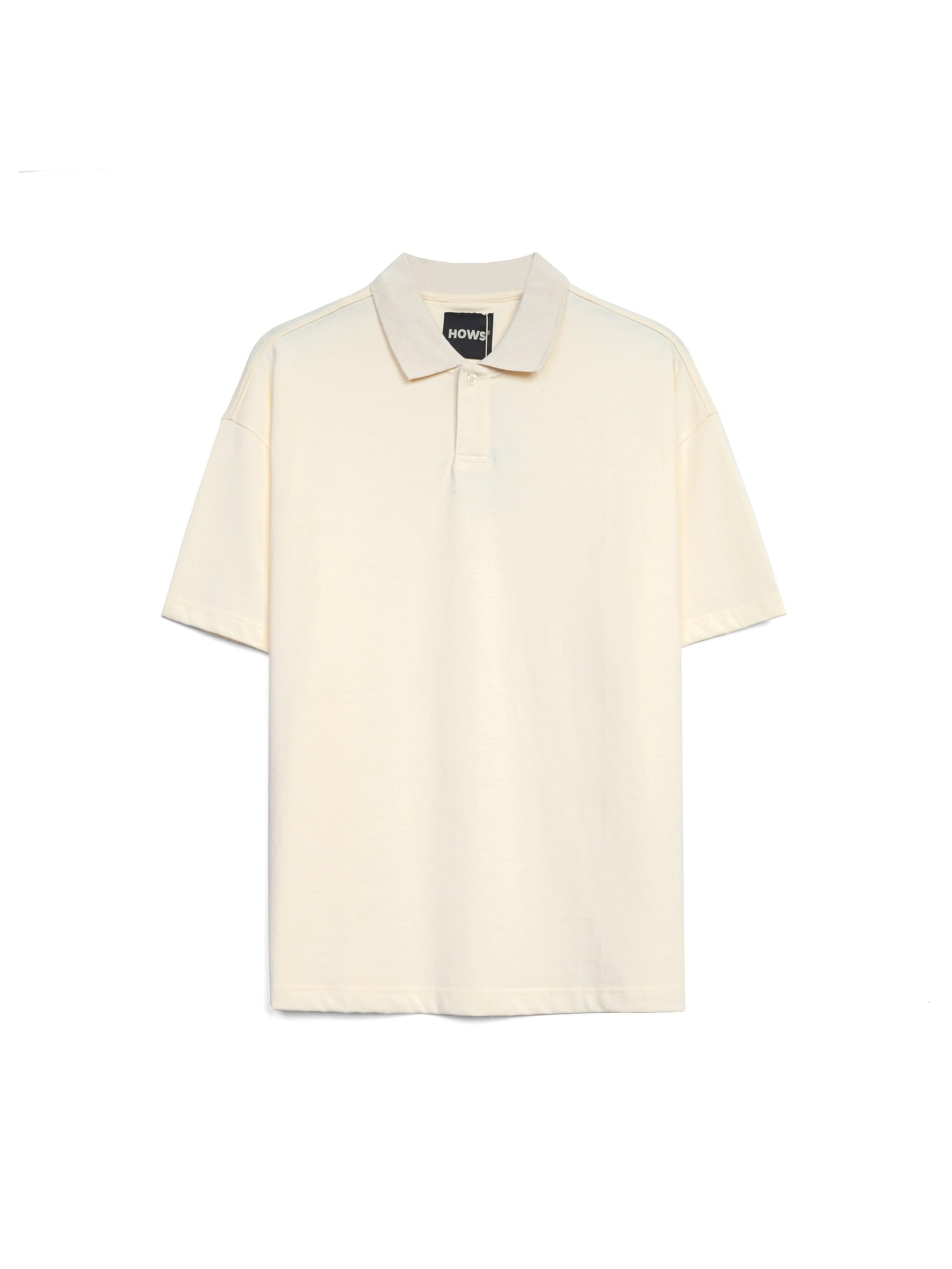  HOWS® POLO BASIC TEE / CREAM 
