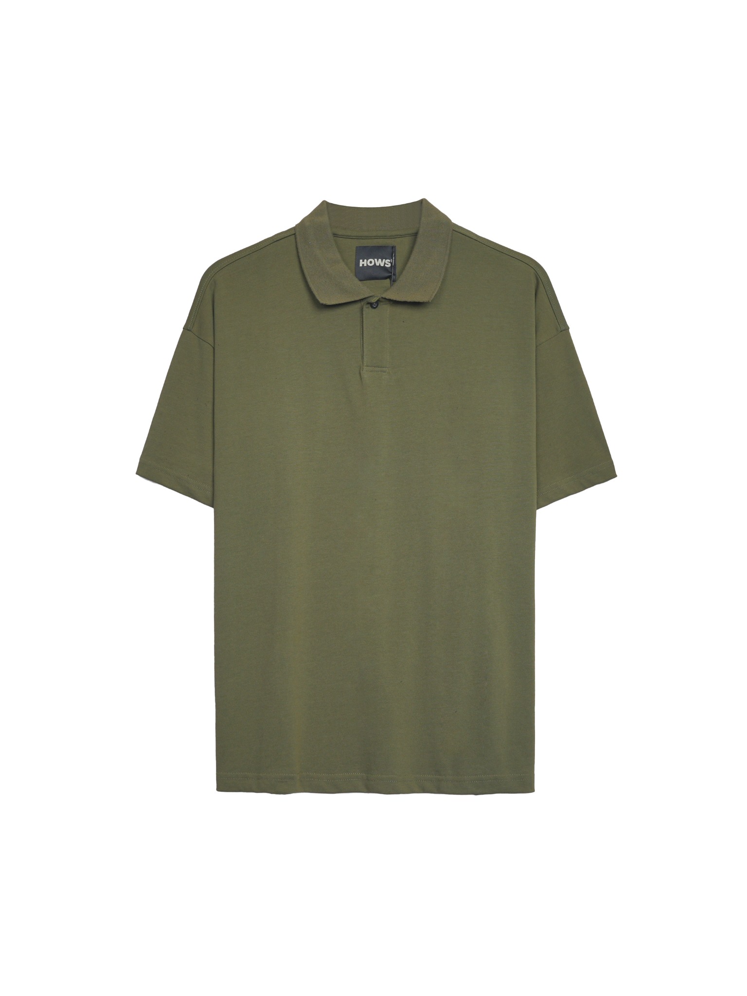  HOWS® POLO BASIC TEE / MOSS 