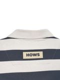  HOWS® STRIPED POLO / NAVY 