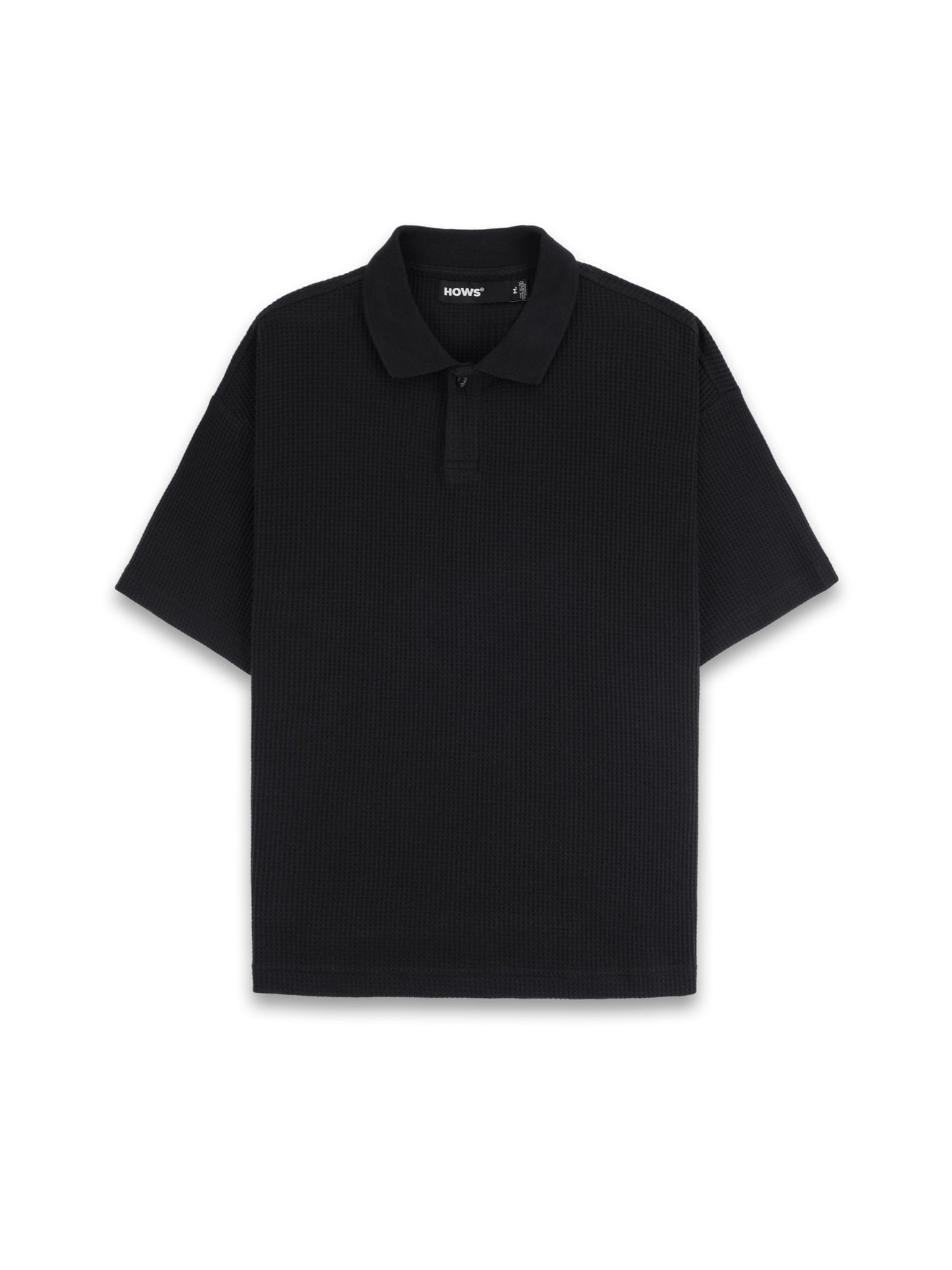  HOWS® POLO BASIC TEE 02 / BLACK 