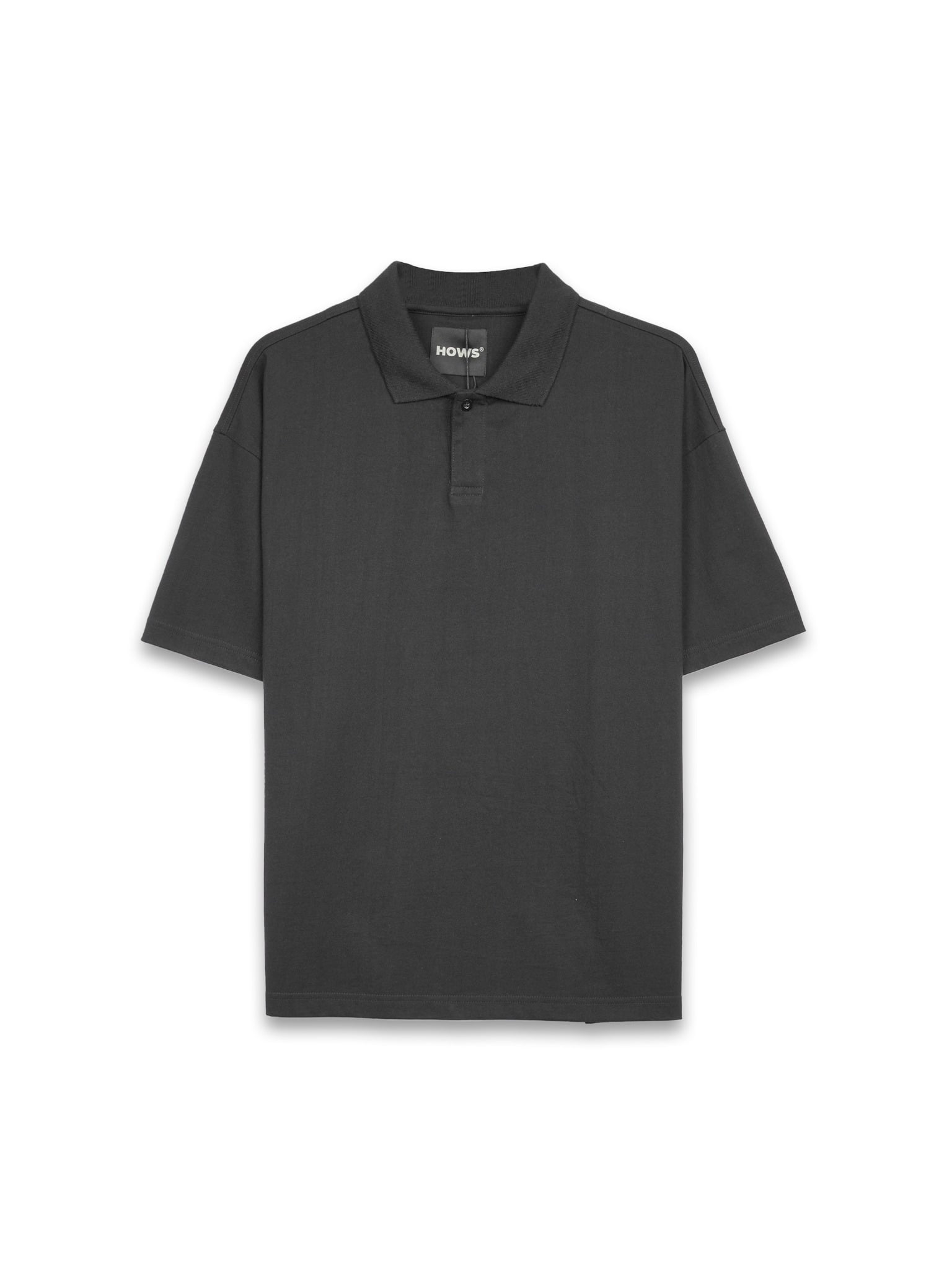  HOWS® POLO BASIC TEE / BLACK 