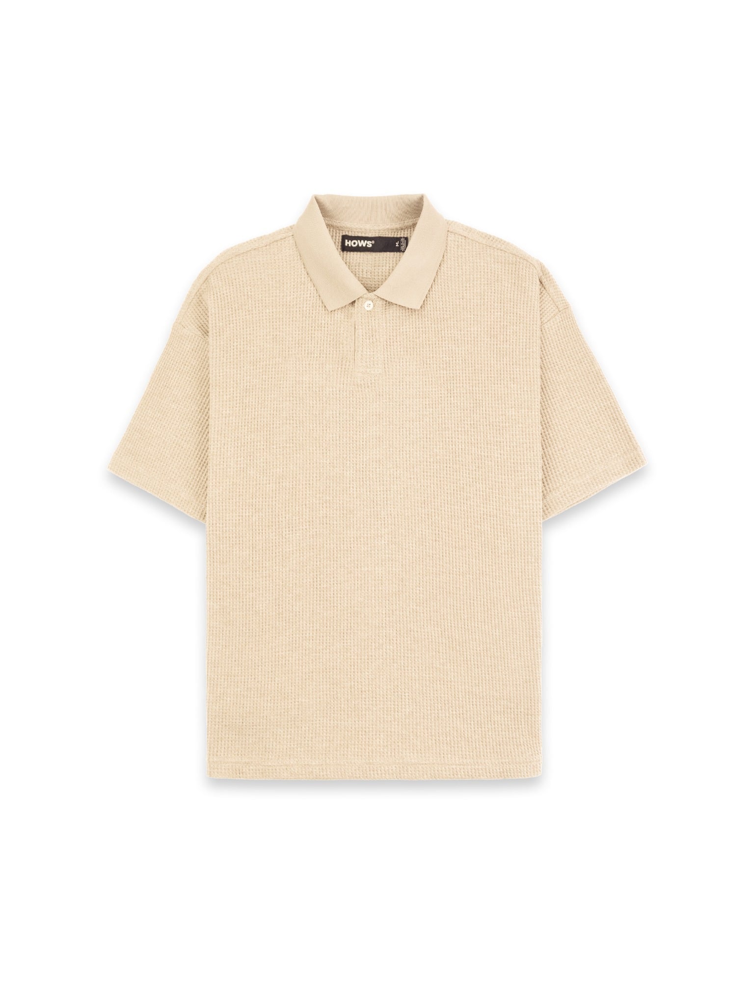  HOWS® POLO BASIC TEE 02 / CREAM 