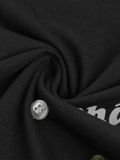  HOWS® BUTON TEE / BLACK 