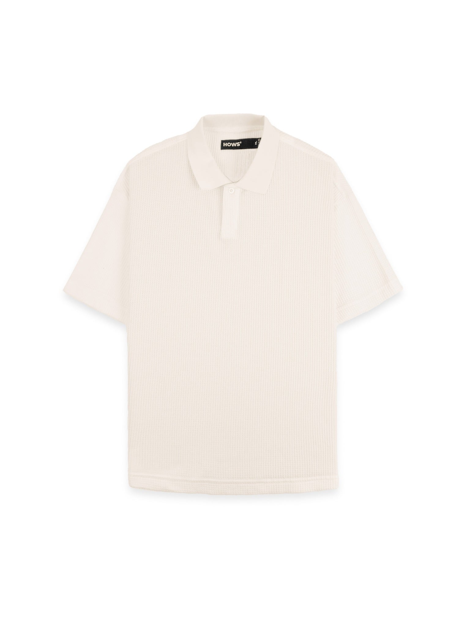  HOWS® POLO BASIC TEE 02 / WHITE 