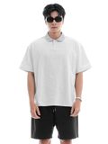  HOWS® POLO BASIC TEE / LIGHT GREY 